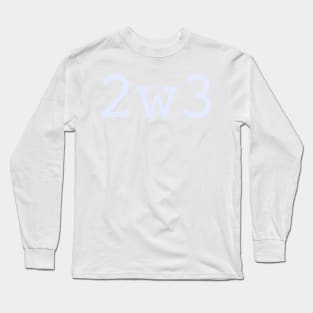 enneagram 2 wing 3 Long Sleeve T-Shirt